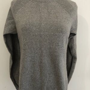 Chico's Gray Trina Cape Sweater